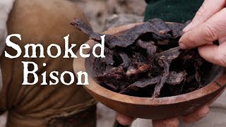 Smoked Bison  Historical Meat Preservation  The American Frontier [upl. by Bettine199]