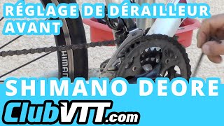 Réglage précis de dérailleur avant vtt  025M [upl. by Notgnillew310]