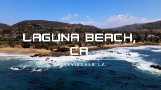 Laguna Beach 4K Drone California Orange County [upl. by Cinimmod895]