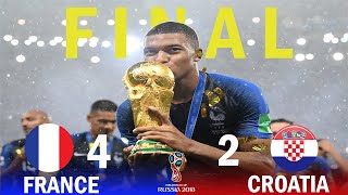 FIFA World Cup Final 2018 France vs Croatia 4x2 All Goals amp Highlights [upl. by Riane]