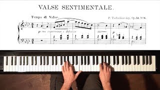 Tchaikovsky “Valse Sentimentale” P Barton FEURICH 218 piano [upl. by Eniortna]