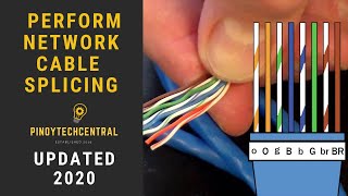 How to Perform Network Cable Splicing  Updated 2020 [upl. by Aibun]