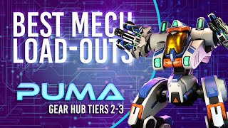 Best Mech Loadouts  Puma  Mech Arena [upl. by Anahpets486]