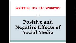 Positive and Negative Effects of Social Media [upl. by Rivi]