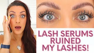 IM QUITTING MY LASH SERUM My Experience With Revitalash [upl. by Esinyt]