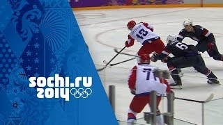 Ice Hockey  Mens Group A  USA v Russia  Sochi 2014 Winter Olympics [upl. by Airym573]