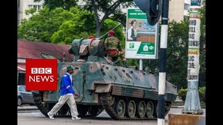 Zimbabwe army takeover Latest Updates  BBC News [upl. by Ahsilahk513]