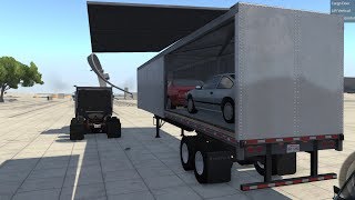 BeamNGdrive  Car Transport Addon [upl. by Grussing]