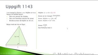 Matematik 2b Sammanfattning Kapitel 1 Algebra och linjära funktioner [upl. by Kaylee]