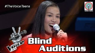 The Voice Teens Philippines Blind Audition Christy Lagapa  Baliw [upl. by Llenral]