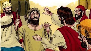 Mark 104652  Jesus Heals Blind Bartimaeus  Lectionary bible reading [upl. by Eseuqram491]