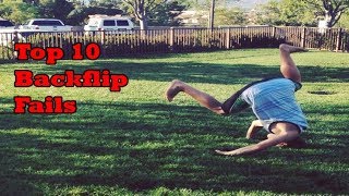 top 10 insane backflips fails  backflips goes wrong [upl. by Hsaniva512]