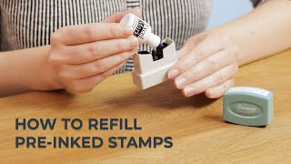 How to Refill PreInked Stamps [upl. by Remy]