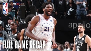 76ERS vs NETS  Fantastic Thrilling Ending in Brooklyn  Game 4 [upl. by Alisun]