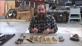 basics of flintknapping [upl. by Ynhoj664]