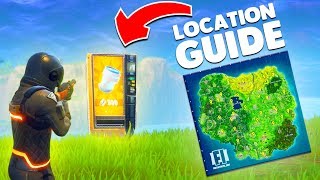 ALL VENDING MACHINE LOCATIONS  Fortnite Battle Royale [upl. by Rhodes574]