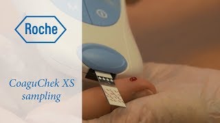 CoaguChek XS INRmeter sampling tutorial [upl. by Latsyrhc]