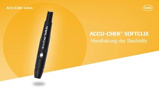 Handhabung AccuChek Softclix Stechhilfe [upl. by Koressa63]