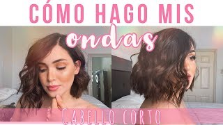 ONDITAS PARA CABELLO CORTO FÁCIL Y RÁPIDO  Diana De Anda [upl. by Nnylecyoj317]