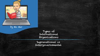 Types of International Organizations [upl. by Othello]