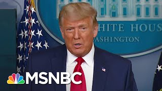 Trump Touts Stock Market Numbers After Dow Hits 30000 Amid Vaccine Transition News  MSNBC [upl. by Aralomo]