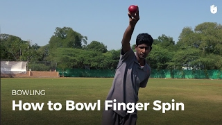 How to Bowl Finger Spin  Cricket [upl. by Gladis]