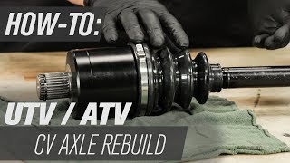 How To Rebuild an ATVUTV CV Axle [upl. by Gresham404]