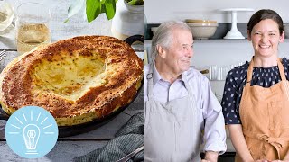 Jacques Pépins Mamans Cheese Soufflé  Genius Recipes [upl. by Urissa]