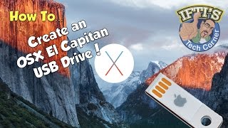 OSX 1011 El Capitan  How to Create a Bootable USB Flash Drive  GUIDE [upl. by Kcirdek]