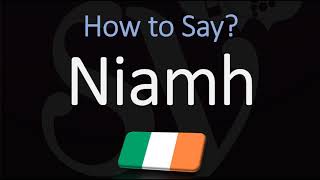 How to Pronounce Niamh CORRECTLY Irish Names Pronunciation [upl. by Phira941]