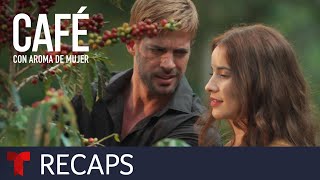 Resumen de los capítulos 1 al 4  Café con Aroma de Mujer  Telemundo Novelas [upl. by Siubhan260]