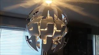 HOW TO INSTALL OR REPLACE A LIGHT FIXTURE IKEA PS 2014 [upl. by Adnorahs727]