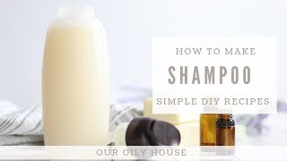 How to Make All Natural Shampoo  Simple Recipe using Essential Oils [upl. by Paine]