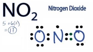 NO2 Lewis Structure How to Draw the Lewis Structure for NO2 [upl. by Leoline]