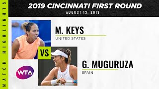 Madison Keys vs Garbiñe Muguruza  2019 Western amp Southern Open Second Round  WTA Highlights [upl. by Collete]