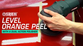 How To Level Orange Peel With A Dual Action Polisher [upl. by Cornie]