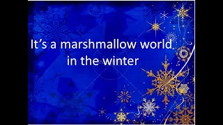 Marshmallow World lyrics [upl. by Ellenoj]