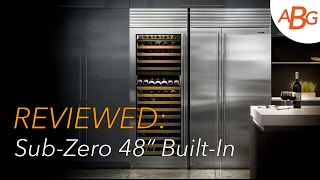 VIDEO REVIEW SubZero BI48SIDSTH  48quot BuiltIn Refrigerator [upl. by Garges]