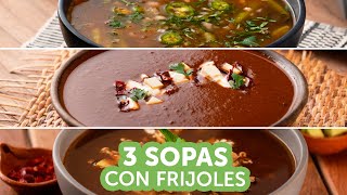 3 Sopas con Frijoles  Kiwilimón [upl. by Aowda]