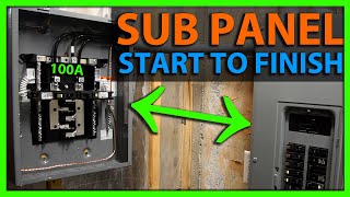 How To Install a Sub Panel Start to Finish [upl. by Analram]