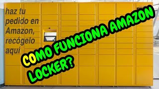 AMAZON LOCKER COMO FUNCIONA VIDEO COMPLETO [upl. by Ycrad]