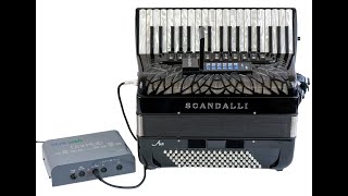 Scandalli Air MIDI Accordion Musictech Digibeat  Built in Sounds amp Rhythms Electronic Bass Sounds [upl. by Siroval]