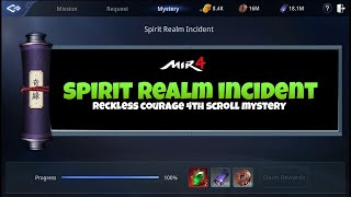 Spirit Realm Incident Mystery 4th Scroll  MIR4 [upl. by Cassella]