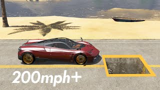 Big Ramp Jumps with Expensive Cars 4  BeamNG Drive Crashes  DestructionNation [upl. by Bohi]