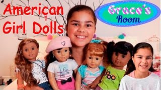 My American Girl Collection  Graces Room [upl. by Nylirret425]