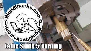 Metal Lathe Tutorial 5 Turning [upl. by Bernstein364]