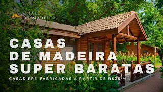 10 casas de madeira para construir por menos de R25 mil [upl. by Artenra]