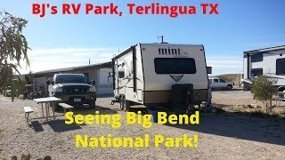 Campground review BJs RV Park in Terlingua TX Big Bend NP is awesome [upl. by Acinomed]