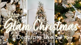 How to Decorate a Glam Christmas Tree [upl. by Yelsek]