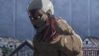 Eren vs Reiner Armoured Titan Round 2 Full Fight  Attack on Titan Season 3 Part 2 [upl. by Quinby]